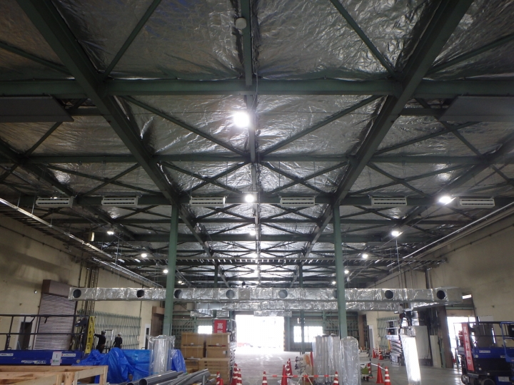 天井内貼り遮熱シート「キープサーモウォール工法」